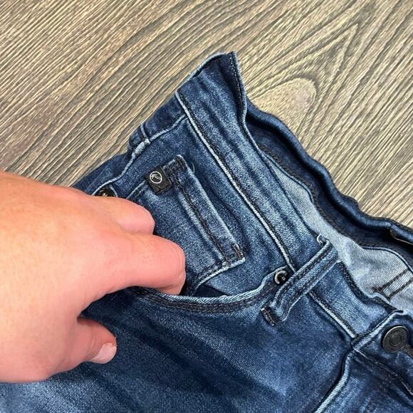 Kancan High Rise Ankle Skinny Jeans Denim Distressed Medium Wash Blue Size 28 - Picture 4 of 12